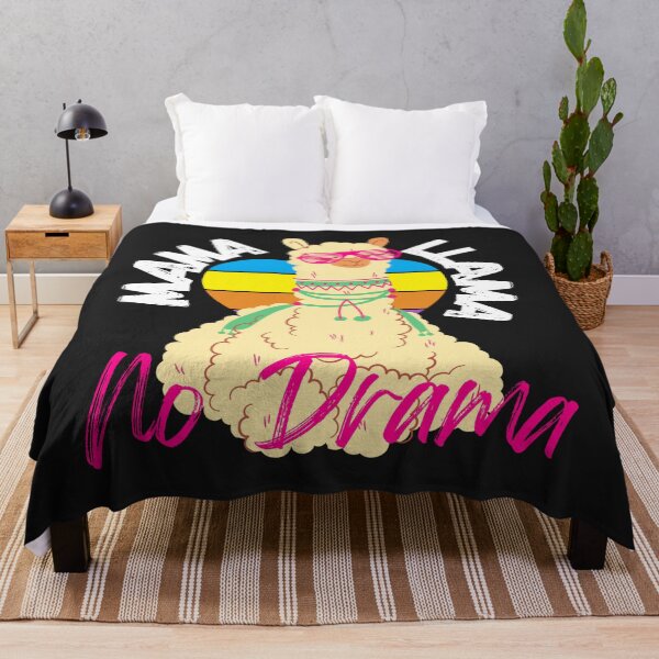 Item preview, Mama Llama No Drama (Distressed) designed and sold by UnboundFull.