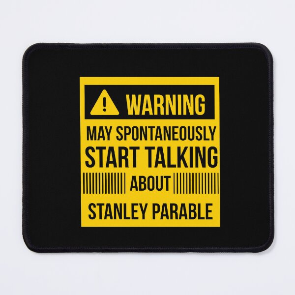 Item preview, warning may spontaneously talk about Stanley parable  designed and sold by celebteyz.