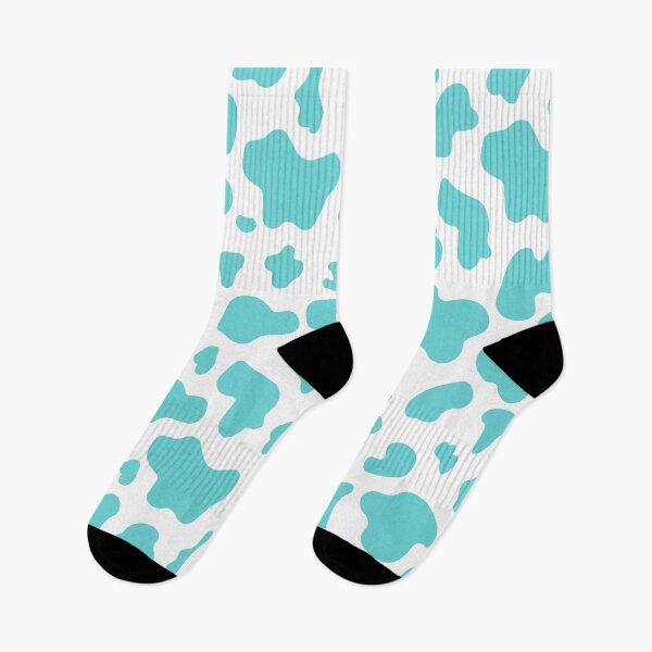 Item preview, Cow animal print turquoise designed and sold by mixtape80.