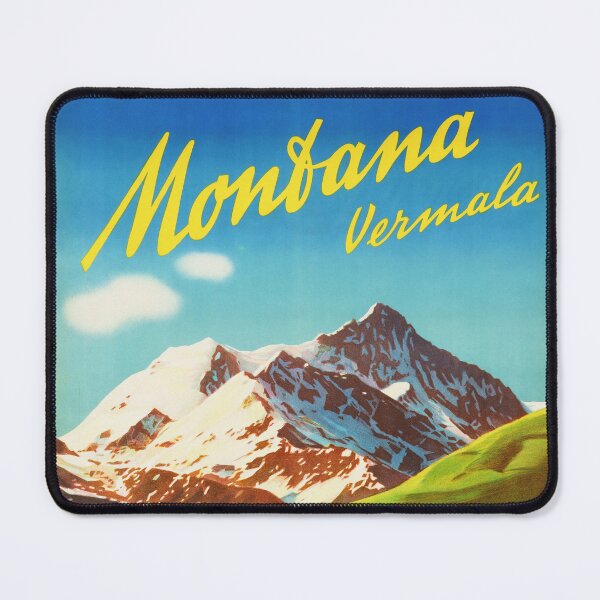 Item preview, MONTANA VERMALA Valais Suisse 1939 Vintage Switzerland Tourism Promotion Art Poster designed and sold by retroposters.