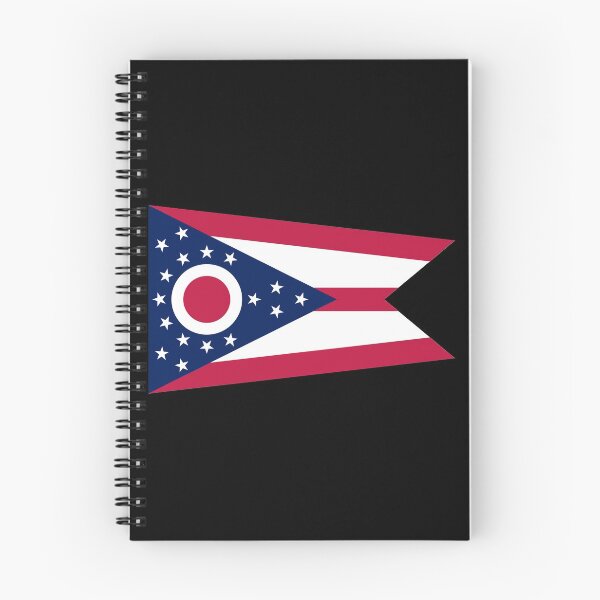 Item preview, Ohio Columbus USA State Flag Bedspread T-Shirt Sticker designed and sold by deanworld.