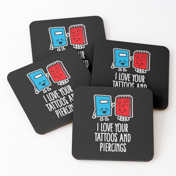 Item preview, Tattoos piercings tattoo artist piercing body art scrapbook designed and sold by LaundryFactory.