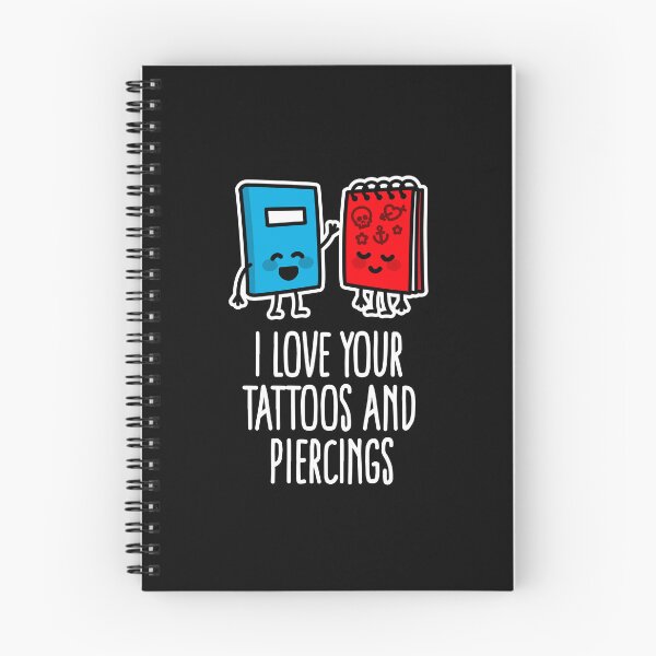 Item preview, Tattoos piercings tattoo artist piercing body art scrapbook designed and sold by LaundryFactory.