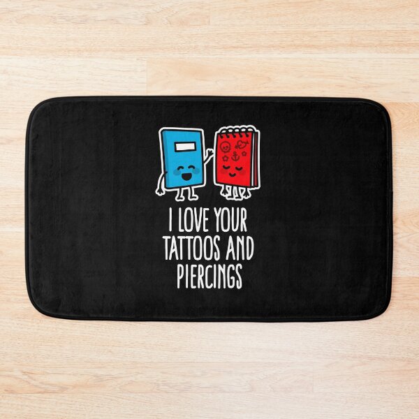 Item preview, Tattoos piercings tattoo artist piercing body art scrapbook designed and sold by LaundryFactory.