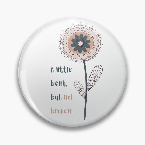 Item preview, A Little Bent But Not Broken Flower Design designed and sold by hopescoliosis.