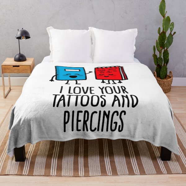 Item preview, I love your tattoos and piercings tattoo artist tattoo shop designed and sold by LaundryFactory.