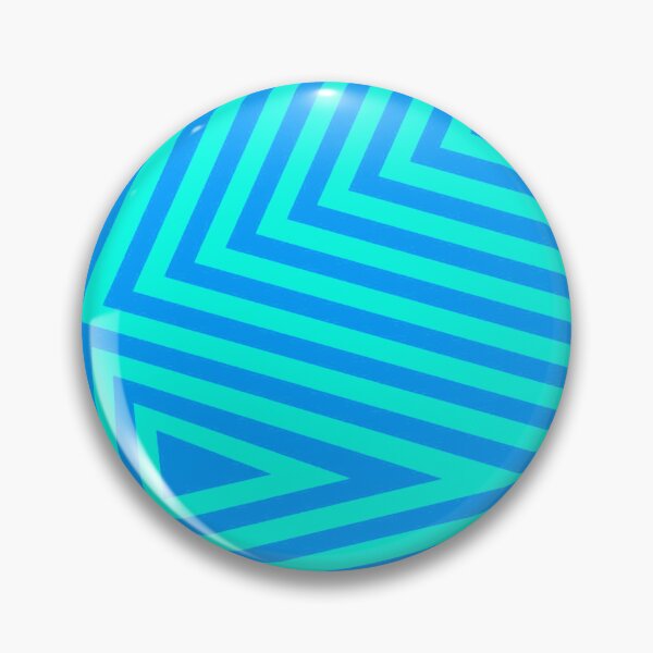 Artikelvorschau, Blaue und türkisfarbene Dreiecke entworfen und verkauft von TotallyRetroArt.