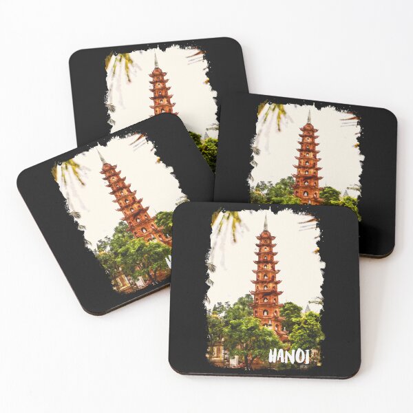 Item preview, Hanoi Vietnam city watercolor designed and sold by chrlalexandru.