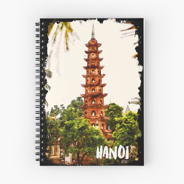 Item preview, Hanoi Vietnam city watercolor designed and sold by chrlalexandru.