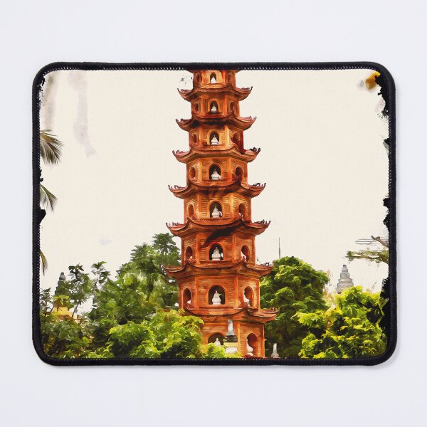 Item preview, Hanoi Vietnam city watercolor designed and sold by chrlalexandru.