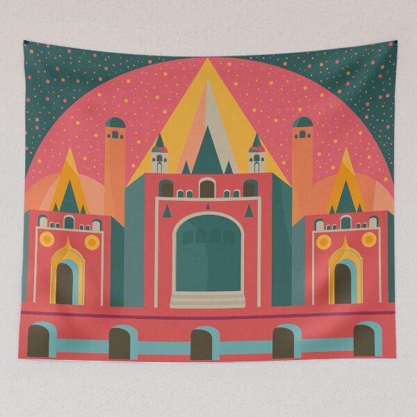 Item preview, Magic Palace from 1001 Nights. Children's illustration Prince's temple, fairy tale. designed and sold by Boogosh.