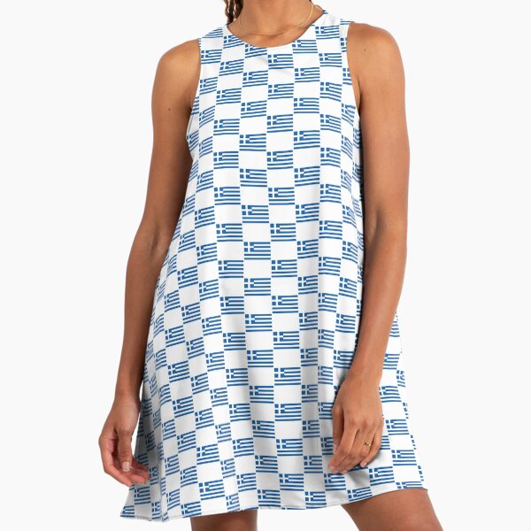 princess polly baby blue dress Greece Greek Flag Dresses for Sale