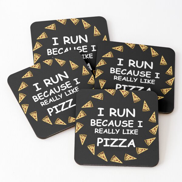 Item preview, I Run Because I Like Pizza designed and sold by Demna-S.