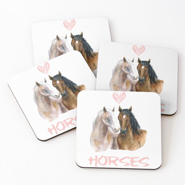 Item preview, I Love Horses Portrait designed and sold by Blok45.
