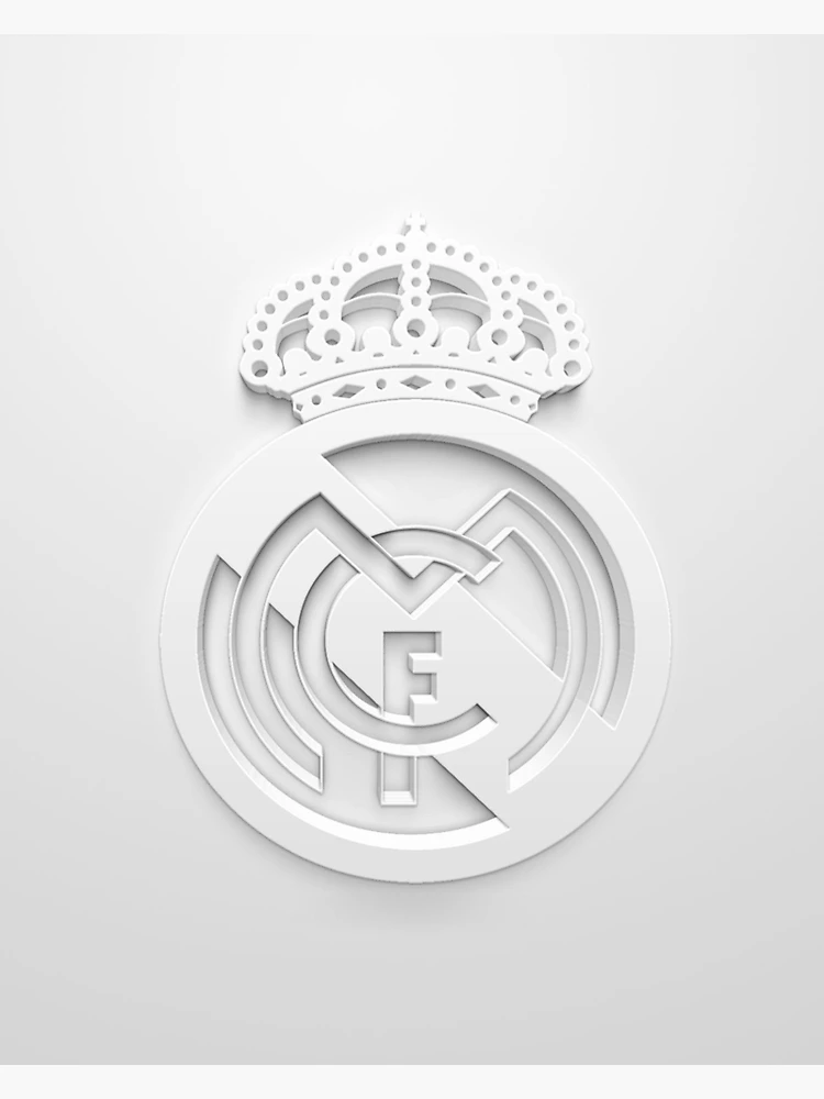 madrid real logo white