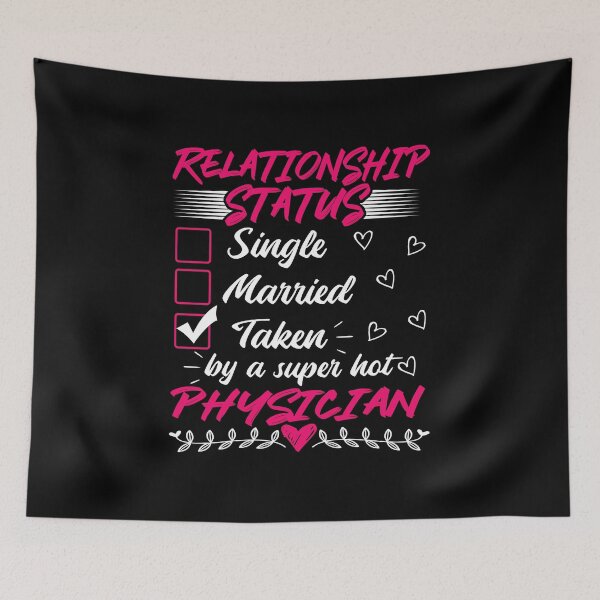 Item preview, Funny His and Her Gift Idea Physician Relationship Status designed and sold by haselshirt.