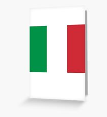 Italy Flag - Italian T-Shirt Greeting Card