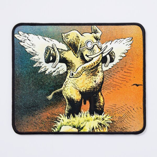 Item preview, Elephant with buckled wings prepares for flight designed and sold by Harald Juch.