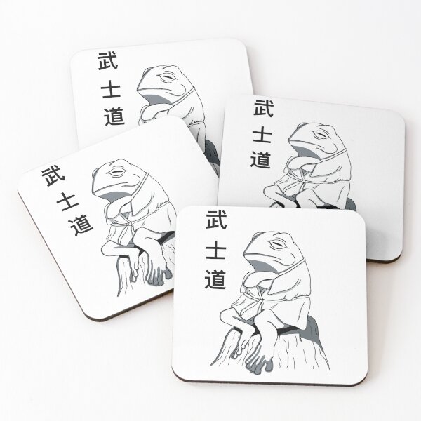 Item preview, Samurai frog, japanese frog art - samurai designed and sold by shodark.