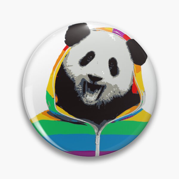 Item preview, The Rainbow Panda designed and sold by Pretzel-G92.