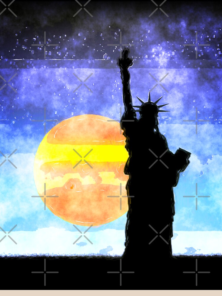 Majestic Lady Liberty by morningdance