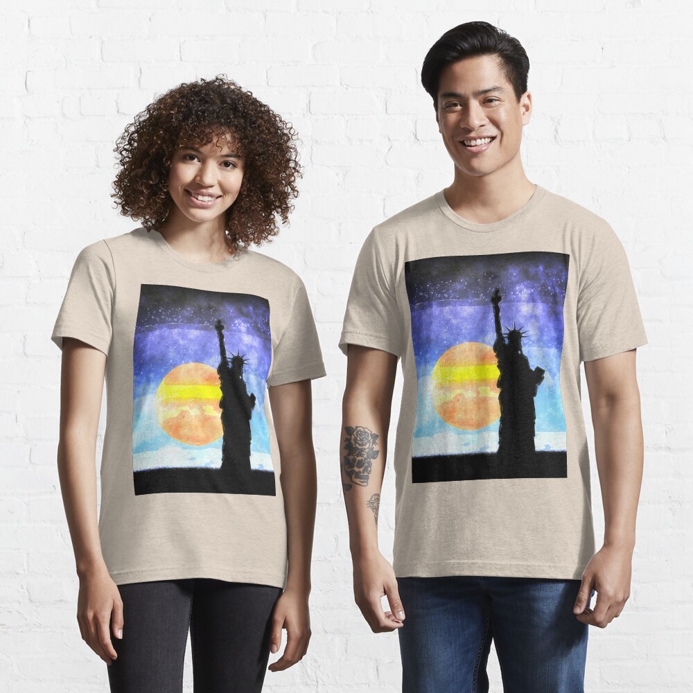 Majestic Lady Liberty Essential T-Shirt