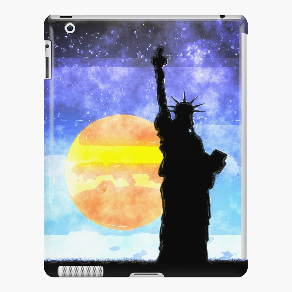 Majestic Lady Liberty iPad Case & Skin