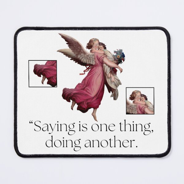 Item preview, Angel With Child : Saying is one thing, doing another. designed and sold by Scopestor.