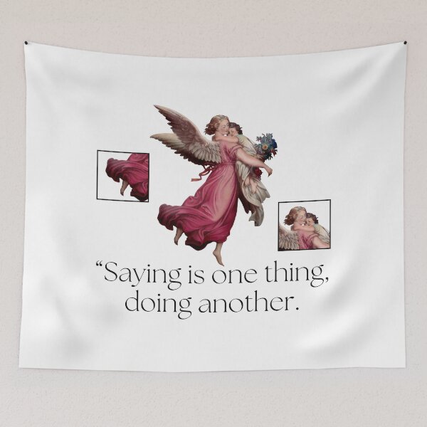 Item preview, Angel With Child : Saying is one thing, doing another. designed and sold by Scopestor.