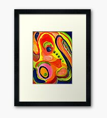 Retro abstract Framed Print