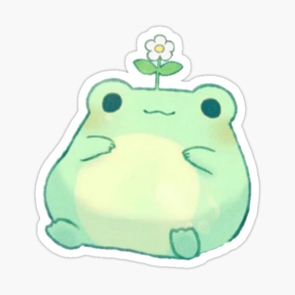 Froggin Awesome Funny Animal Frog Pun Sticker | Zazzle