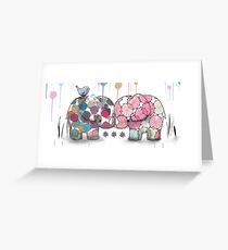 elephant confection Greeting Card
