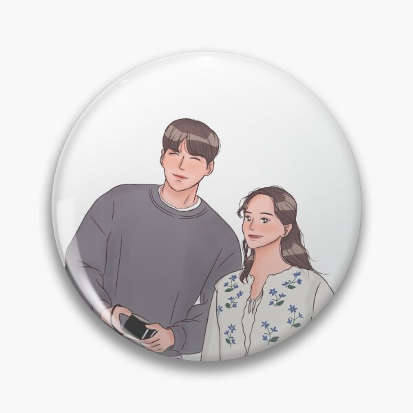 Item preview, Kim Woo-bin & Han Ji-min (Our Blues) designed and sold by hibuttery.