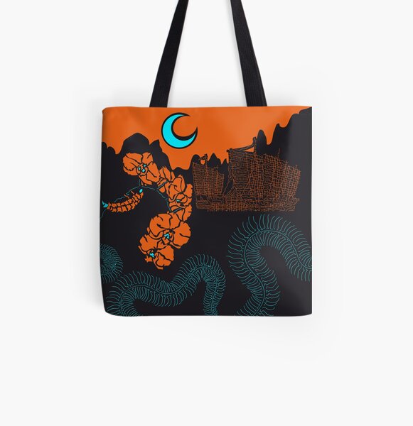 Centipede Allover-Print Tote Bag