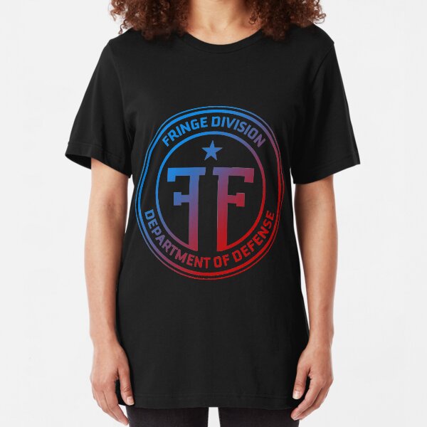 Fringe Division symbol double universe color Slim Fit T-Shirt