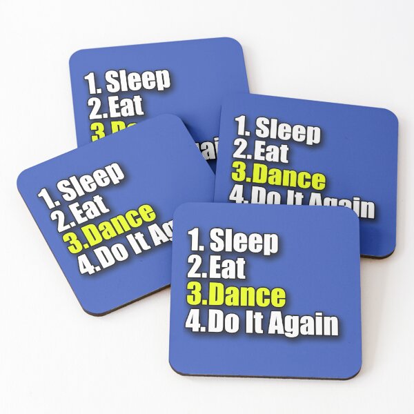 Item preview, Sleep Eat Dance - Do It Again - Dancing T-Shirt Clothing Sticker designed and sold by deanworld.