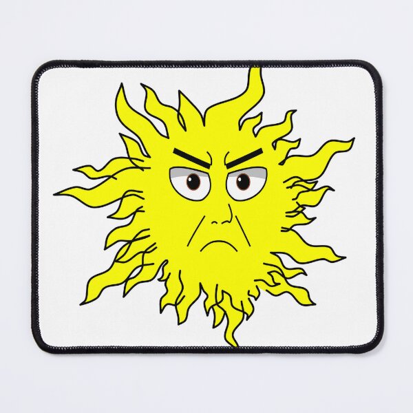 Item preview, Angry Sun Face designed and sold by JustCoolShop.
