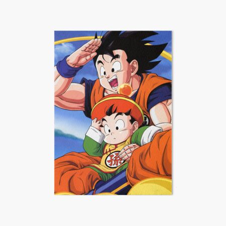 Goku and Gohan Manga Art Board Print for Sale by SenorFiredude