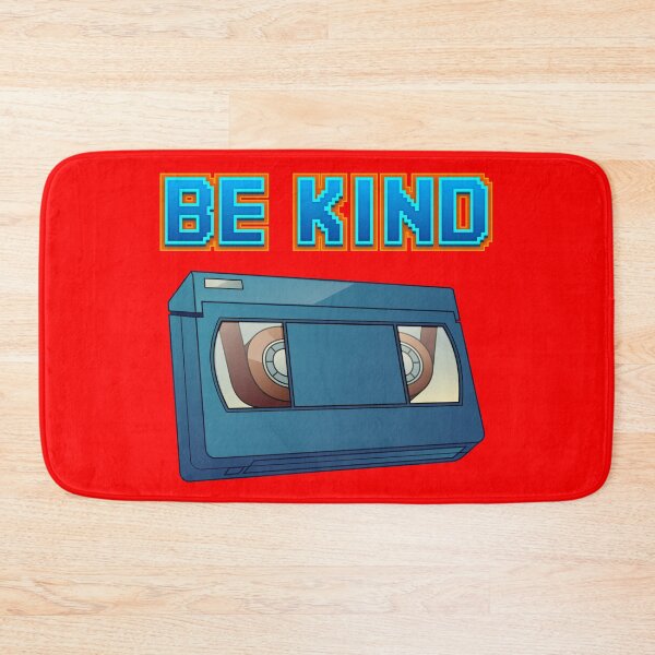 Item preview, Be Kind Rewind VHS Tape Pun - Red designed and sold by johnta17.