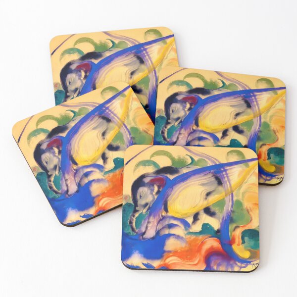 Item preview, Fabulous Beast by Franz Marc designed and sold by WonderweissStudio.
