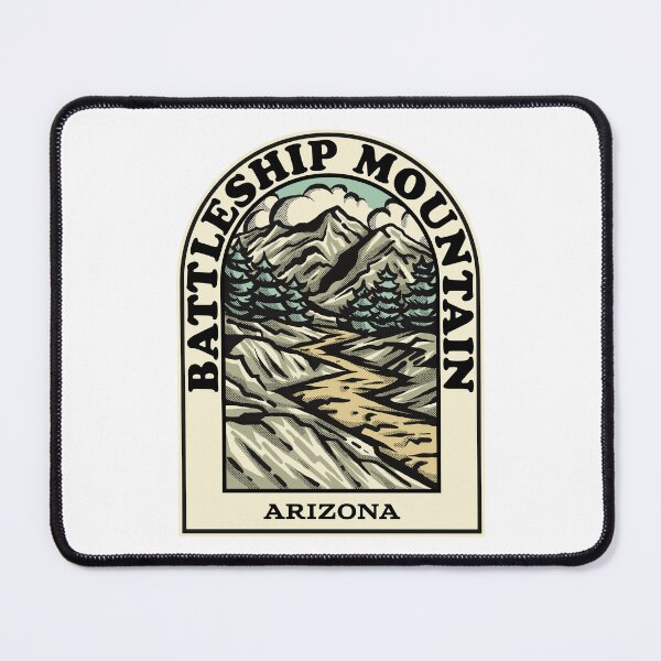 Item preview, Battleship Mountain Arizona hiking backpacking trail designed and sold by HalpinDesign.