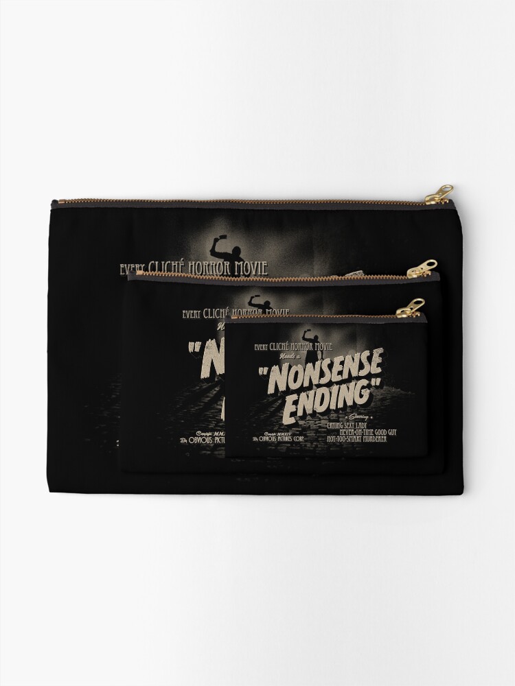 Alternate view of Nonsense Ending Zipper Pouch