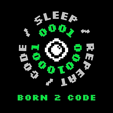 Artwork thumbnail, Computer Geek Born To Code Life Code by ComputerGeeksTs