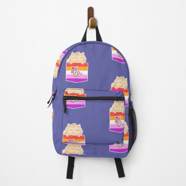 Item preview, Mel the Cat Coming Out Pocket Lesbian Flag designed and sold by elisagavi.