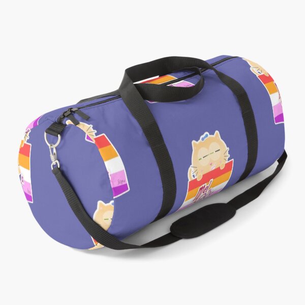 Item preview, Mel the Cat Coming Out Pocket Lesbian Flag designed and sold by elisagavi.