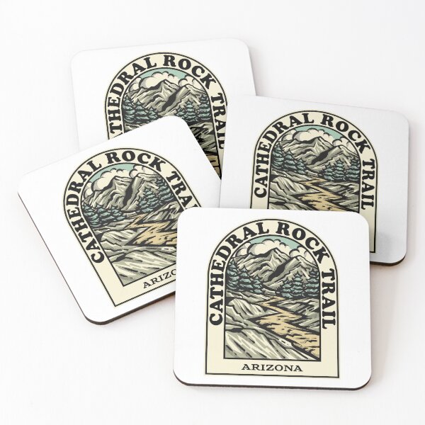 Item preview, Cathedral Rock Trail Arizona hiking backpacking trail designed and sold by HalpinDesign.