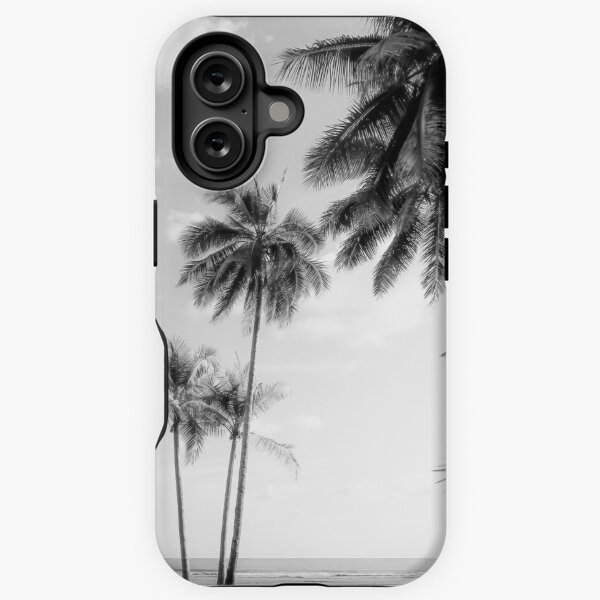 Item preview, Palm Trees And Sunshine At The Beach in Black & White designed and sold by Nicklas Gustafsson.