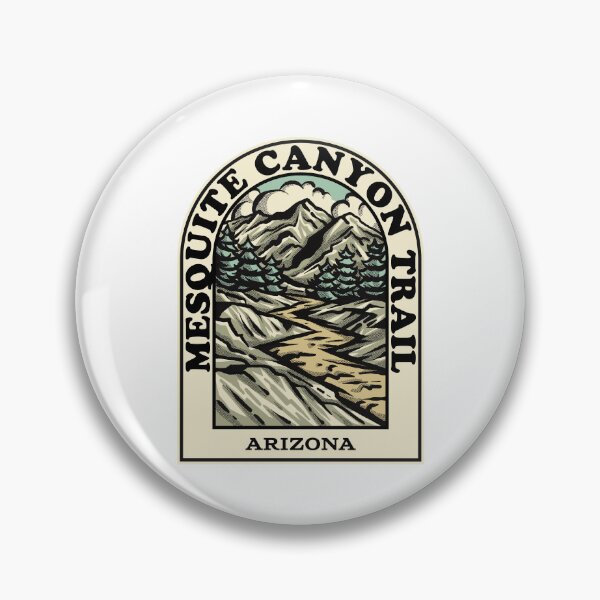 Item preview, Mesquite Canyon Trail Arizona hiking backpacking trail designed and sold by HalpinDesign.