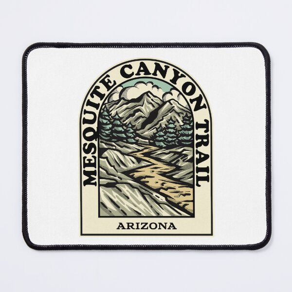 Item preview, Mesquite Canyon Trail Arizona hiking backpacking trail designed and sold by HalpinDesign.