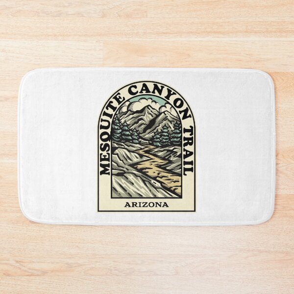 Item preview, Mesquite Canyon Trail Arizona hiking backpacking trail designed and sold by HalpinDesign.